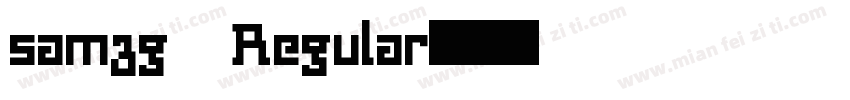 samzg Regular字体转换